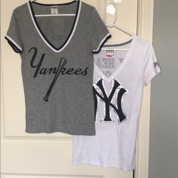 pink new york yankees shirt